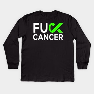 F*ck Cancer Lymphoma Kids Long Sleeve T-Shirt